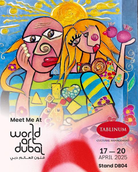 “Anne Marie Torrisi: Un viaggio di colore a World Art Dubai 2025”